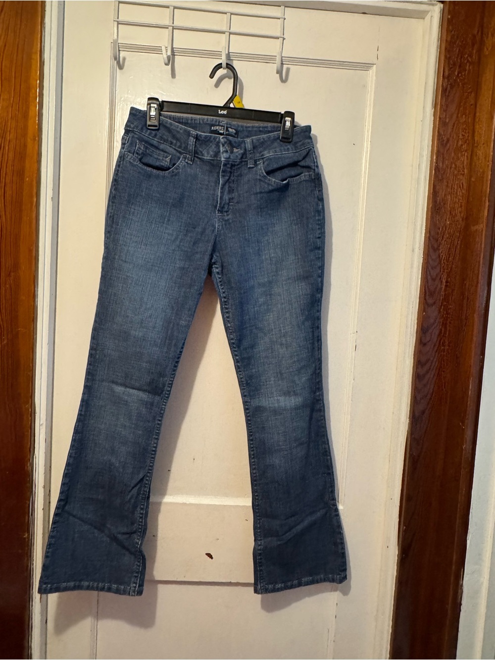 Women’s Medium Wash Blue Denim Riders by Lee Mid Rise Bootcut Jeans - 8M / 8 Reg